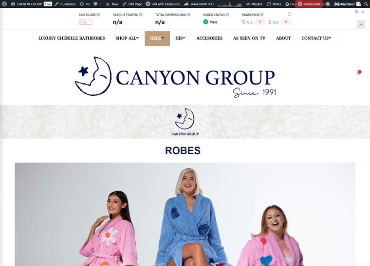 Canyon Group — Robes