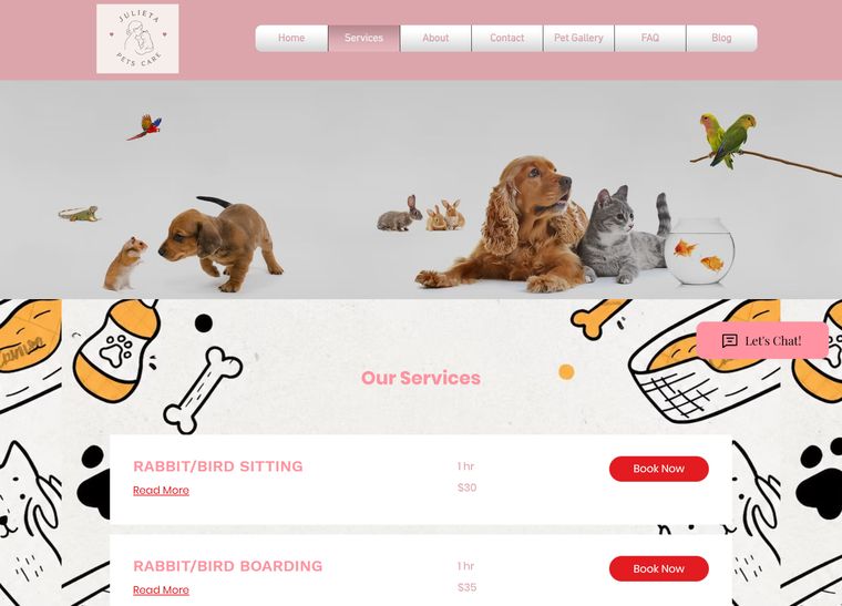 Julieta — Pet Services