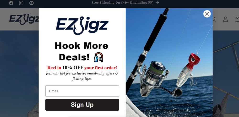 EZJigz Shopify store built by Eluyera Quadri